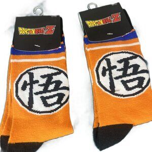 TOEI ANIMATION- DRAGON BALL Z ANIME CREW SOCKS, WOMEN 5-10, MEN 8-12